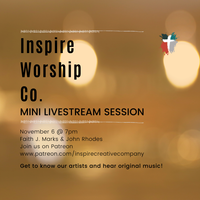 Mini Live Stream Session with John Rhodes from Inspire Worship Co.
