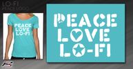 "Peace Love Lo-Fi" T-shirt