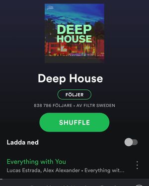 Alex Alexander & Lucas Estrada is placed NR 1 on one of Sony Sweden's Biggest House list ''Deep House'' with Single ''Everything With You''
