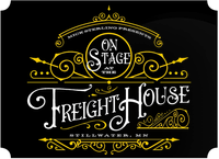 On stage at the Freight House.  Stillwater MN 