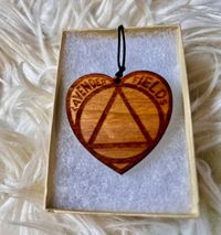 Cherrywood Lavender Fields Symbol Pendant (Solid)