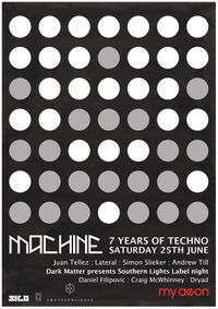 MACHINE : 7 YEARS of Techno : Melbourne Explosion :
