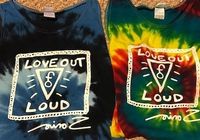 Tie-Dye Love Out Tank Tops