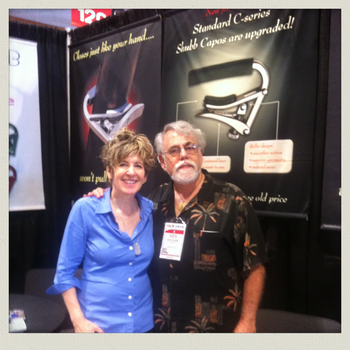 SONiA and Rick Shubb (inventor of the Capo)
