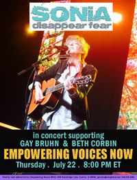 SONiA disappear fear - Empowering Voices NOW