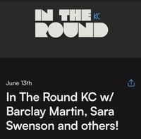 In the Round KC with Sara Swenson, Barclay Martin, Greg LaFollette, Eric Vinson and Lindsey Jones