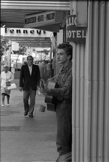 Jim Page 1971 or 72, in front of the Elliot Hotel, lower Pike Street at First Avenue
