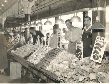 New spinach for a nickel, 1936. Notice the cigarette. Seattle Municipal Archives.
