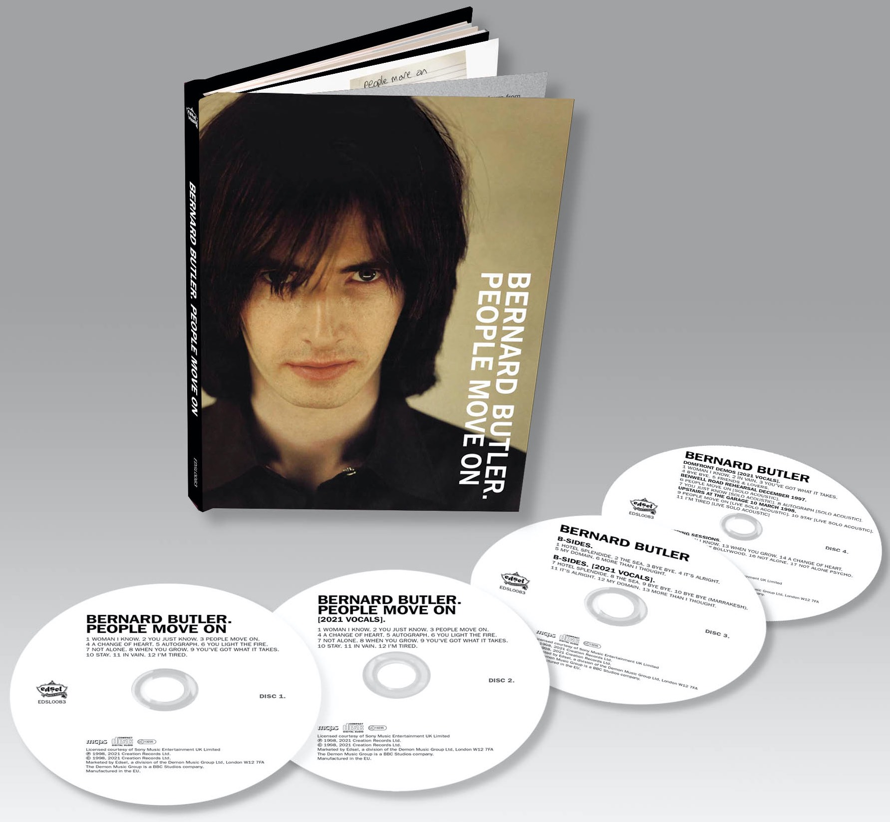 People Move On - Deluxe 4CD Edition SIGNED: CD - bernardbutler.com