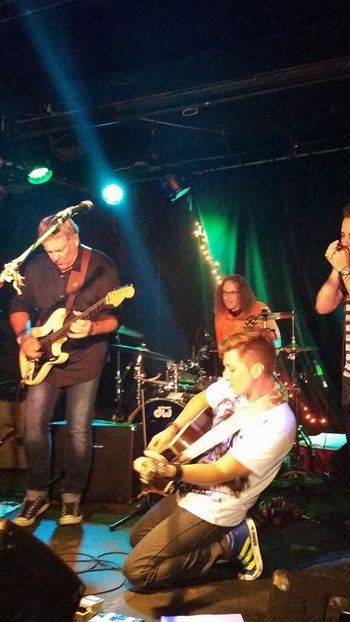 Alex Lifeson, Ryan Brown and Keram at Supermarket, Toronto - August 12th 2014
