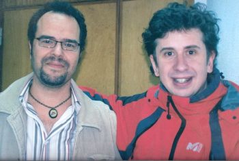 My friend and producer Gabino Diego, 1998
