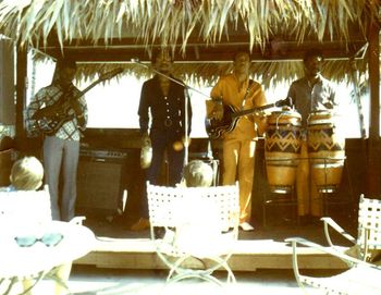 One of my first experiences with live music: a Calypso band in Florida (I'm sitting in the middle)

