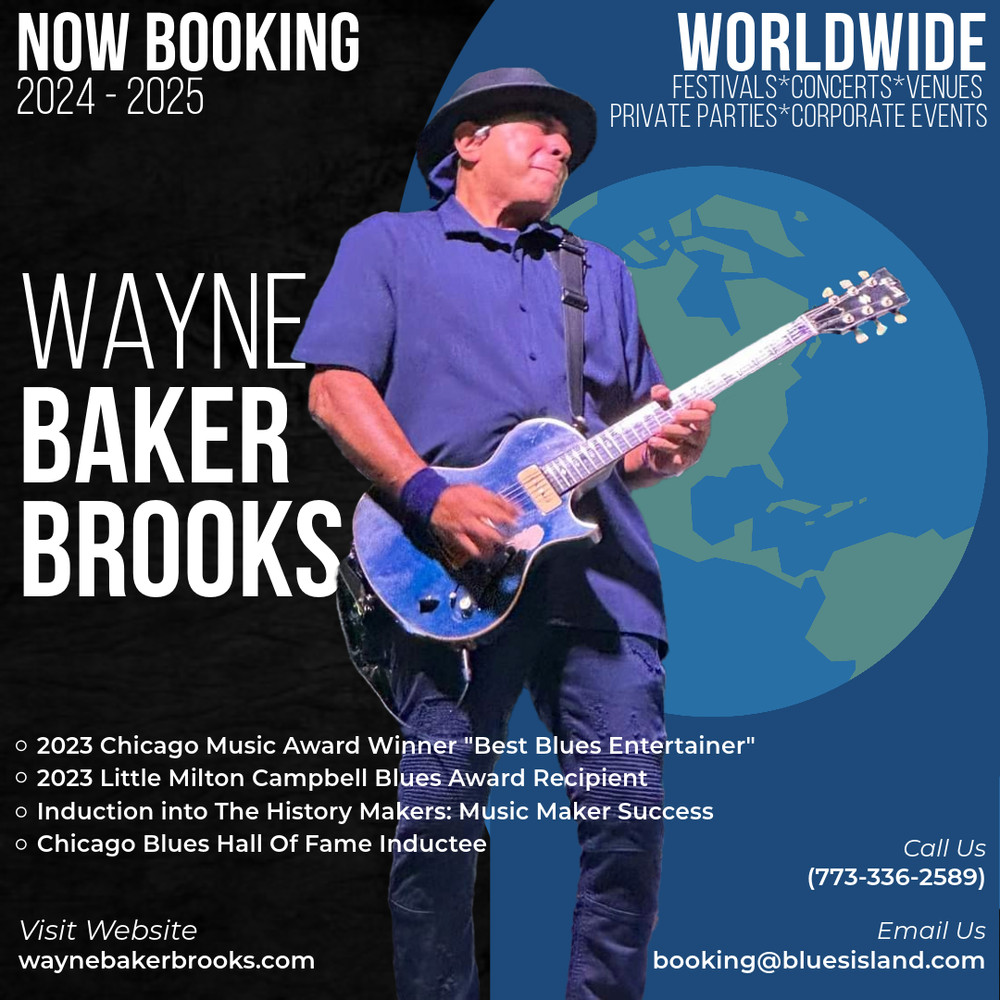 Wayne Baker Brooks Tour Booking