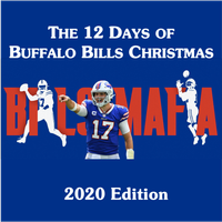 12 Days of Buffalo Bills Christmas by Sean Riley