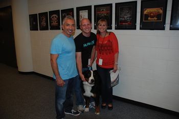 Braxton, Jimmy and I with Cesar Milan
