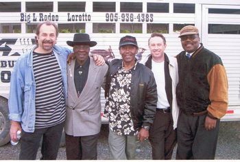 l to r: Al, Bob Stroger, Willie Smith, Jack DeKeyzer, Kenny Blues Boss Wayne.
