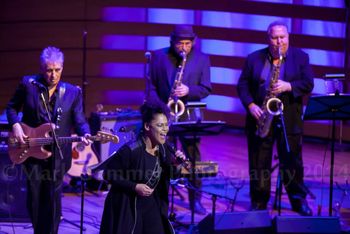 Backing Dawn Tyler watson at the 2014 Maple Blues Awards, Koerner Hall, Toronto.
