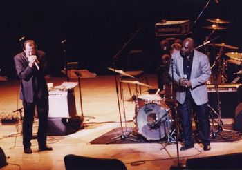 FATHEAD opening for BB King at Massey Hall, Toronto.
