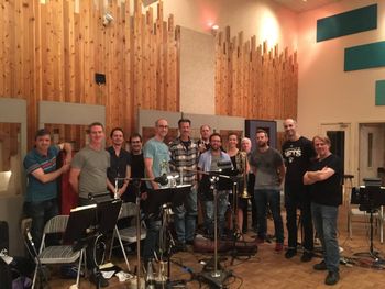 with the Alan Ferber Big Band at Systems Two Studios
