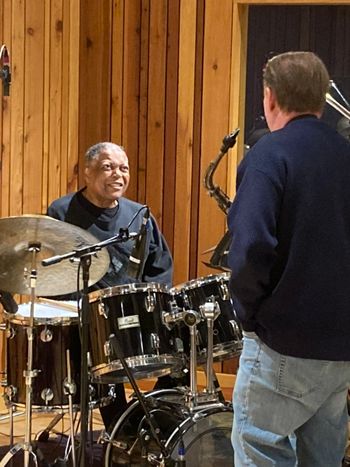 in the studio with Billy Hart
