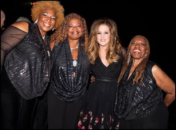 With Lisa Marie Presley
