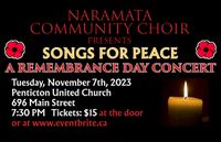 Naramata Community Choir - Remembrance Day Concert