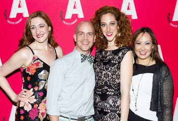 With Jacquelyn Landgraf Jeffrey Kuhn and Alison Cimmet at our opening night
