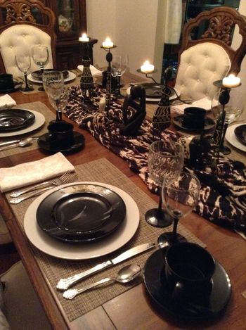 Black History Table Setting
