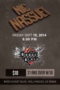 Nic Nassuet at House of Blues