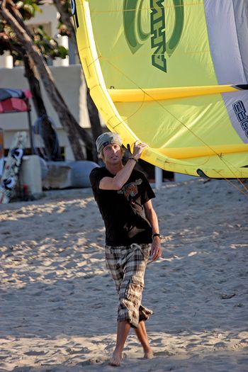 Joey getting ready for his favorite sport!
