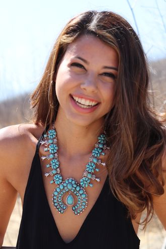 Kaleigh modeling for Boho Jewelry.