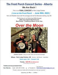 Front Porch Concert Series  present Over The Moon 