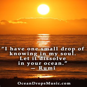 I have one small drop of knowing in my soul #Rumi
