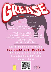 Birmingham City University 'Grease' themed private event