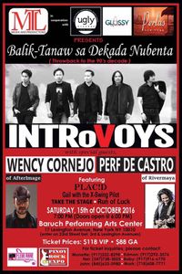 **Gen Admission** INTRoVOYS LIVE In NYC With Wency Cornejo