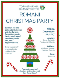 Roma Community Centre ANNUAL CHRISTMAS CELEBRATION