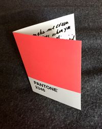  Signed lyric cards