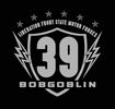Men's BOBGOBLIN Black "Motor Badge" T-Shirt