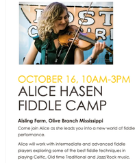 Alice Hasen Fiddle Camp
