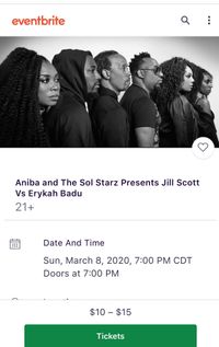 Aniba & The Sol Starz | Erykah Badu -VS- Jill Scott | Live at Bourbon  On Division