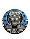 Breaking Grace Skull and Stars Sticker