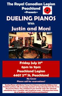 Dueling Pianos - Justin & Moni!
