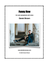 "Funny How" (voice and sax) PDF Sheet Music