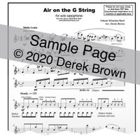 "Air on the G String" Sheet Music PDF