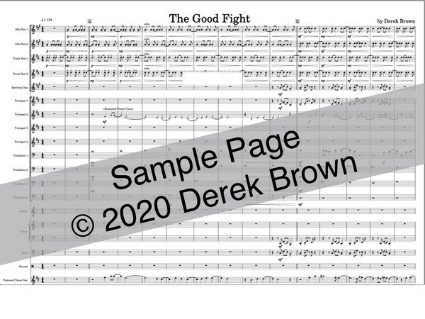 "The Good Fight" Jazz Big Band Arrangement