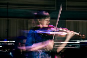 Rehearsing Sutton with Royal Philharmonic Orchestra ©Matthew Johnson
