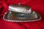 Antique Silverplate Butter Dish
