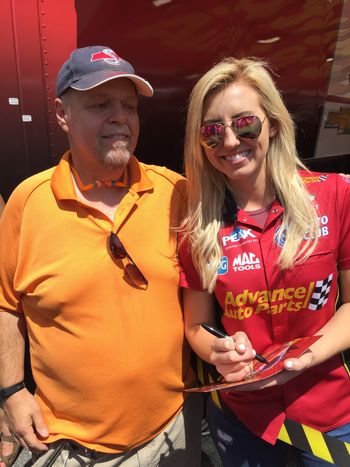 NHRA Funny Car champion Courtney Force
