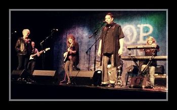 Red Clay Theater 9/20/14 with Cindy Wilson of B-52s and D.A. Sims guest singers, Joey Huffman guest keyboard
