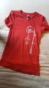 Kelcy Mae "Half-Light" T-Shirt - Women's Vintage Red / Bone